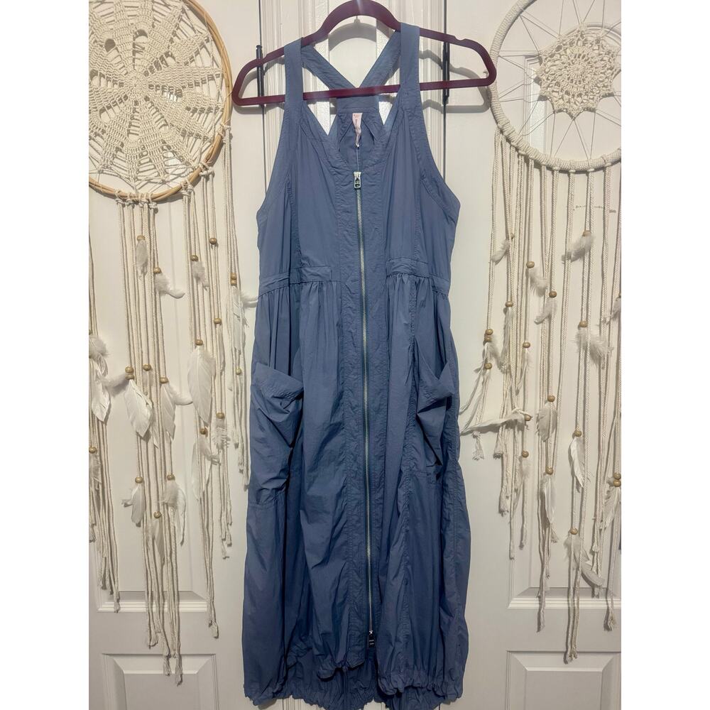 Daily Practice by Anthropologie Zip-Front Bubble Hem Dress